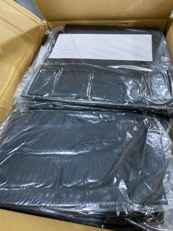 Photo 1 of Toriexon Chair Pockets 24 Pack, 17 x 18 Inch Black Chairback Buddy With Name Slot, Classroom Organizer for Kids' Back of Chair