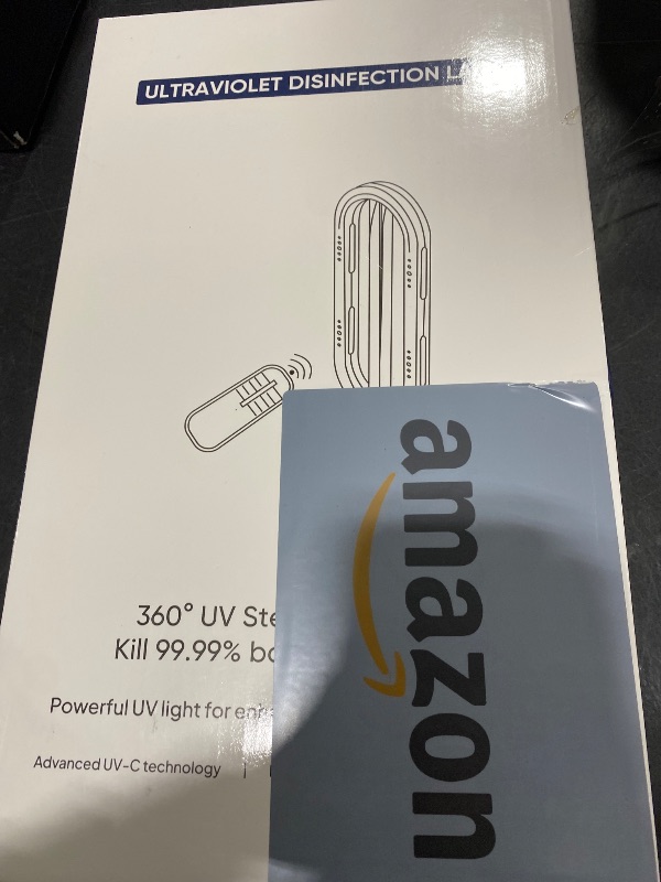 Photo 1 of Feefir UV Light Sanitizer,4-Speed Timing and Remote Control UVC Home Disinfection Device,Portable Ultraviolet Light Sanitizer Effectively Mold Remover and Dust Mites,UV Lamp for Whole Room,Black