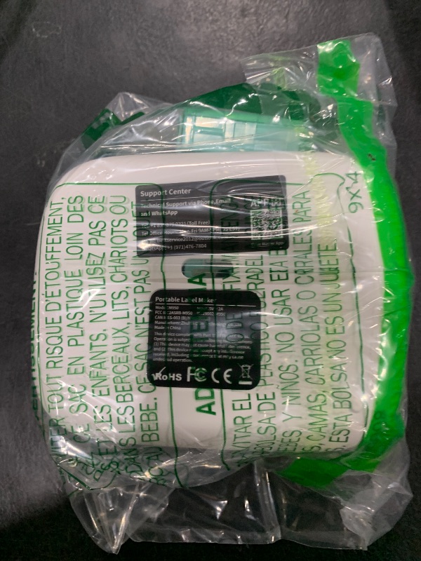 Photo 1 of Label Maker Machine with 4 Tapes, M950 Rechargeable Backlit Portable Labelmaker, Inkless 12mm Label Printer for Pantry Organizer, Waterproof Removable Freezer Food-Labels for Jars/Containers/Bottle