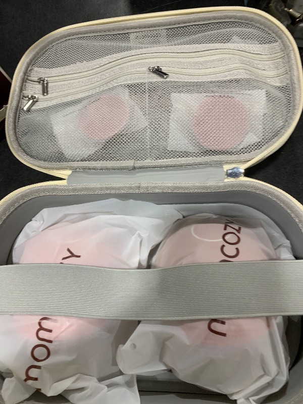 Photo 1 of ** Item is missing multiple parts---PARTAIL SET---**Momcozy Wearable Breast Pump, Hands Free Upgraded Mobile Flow | M9, App Discreet Control with Personalized Multi-Modes & 15 Levels, Wearable Breast Pump 24mm, 2 Pack Cozy Red