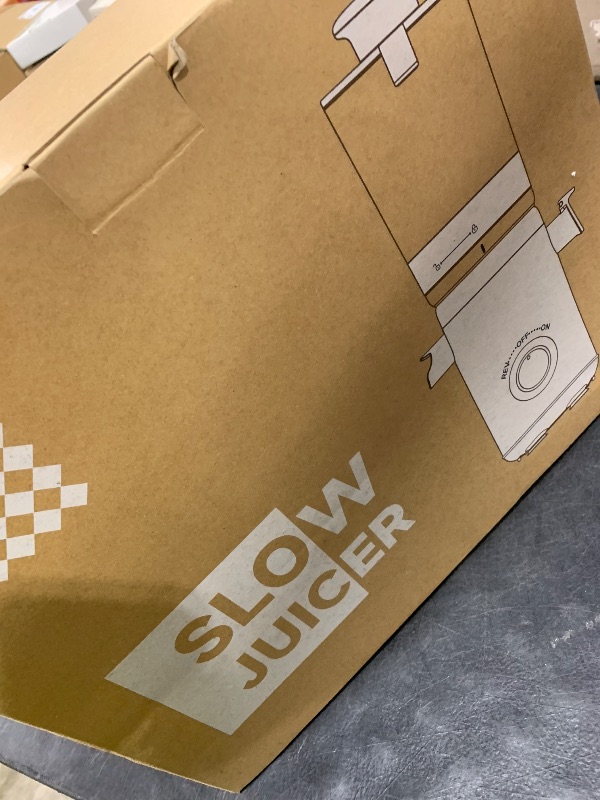 Photo 1 of Juicer Machines, TUUMIIST Cold Press Juicer with 5.3" Extra Large Feed Chute Fit Whole Fruits & Vegetables Easy to Clean, High Juice Yield, BPA Free (Black)