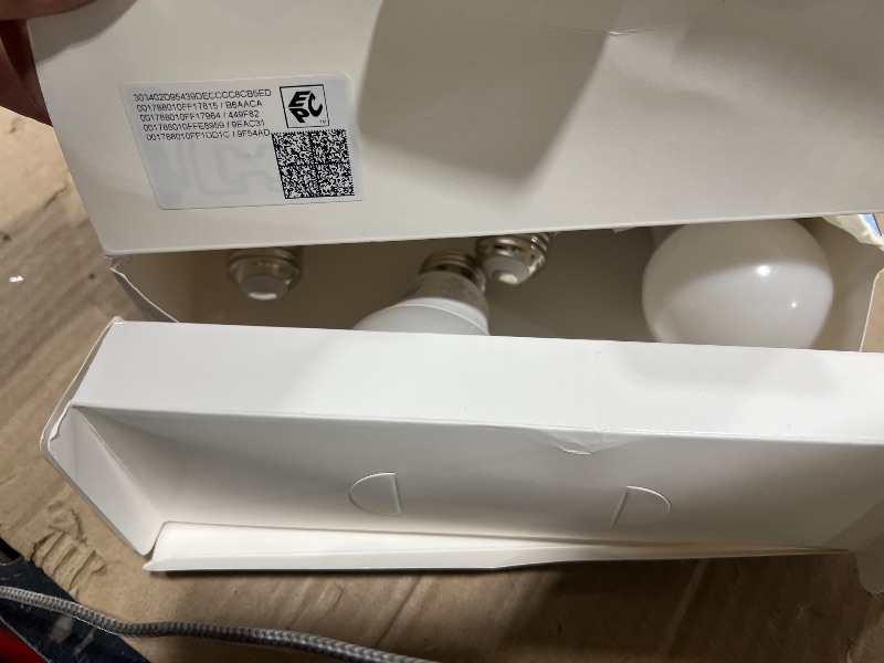 Photo 1 of Philips Hue Essential Smart LED A19 Bulb, White and Color Ambiance, E26 Base, 8.8W, 2200K-6500K, 800 Lumens, Dimmable, Works with Alexa, Google, and Apple Home, 4-Pack