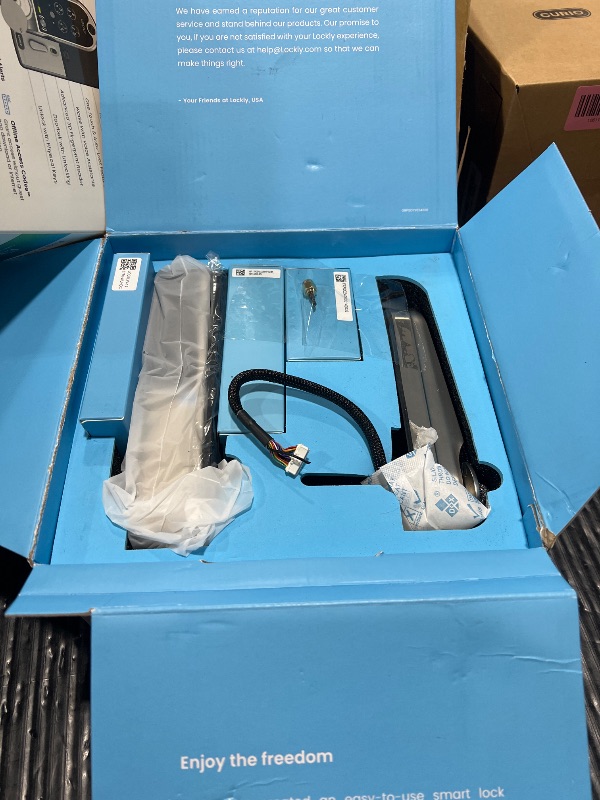 Photo 1 of Lockly Vision Smart Lock, HD Video Doorbell Smart Locks for Front Door, Fingerprint Door Lock, Touchscreen Keypad, App Control, No Monthly Fee, Auto Lock - Satin Nickel