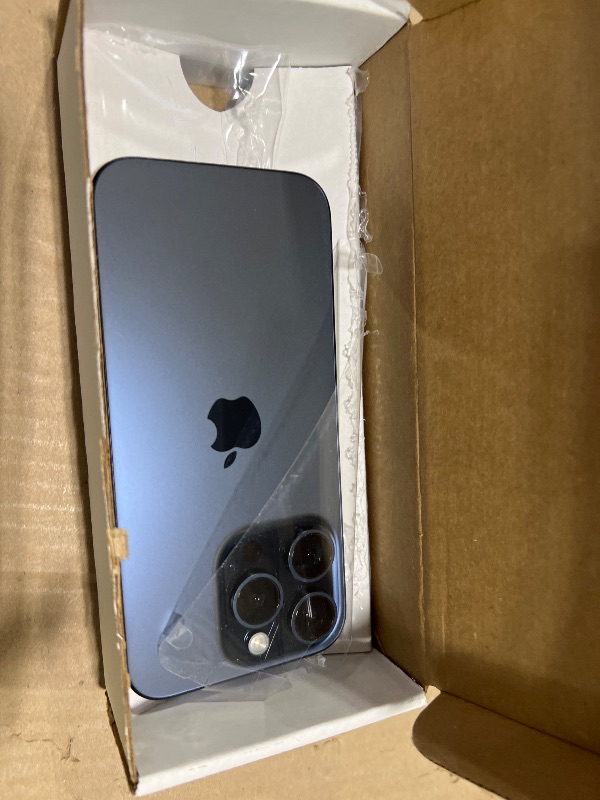Photo 1 of Apple iPhone 15 Pro, 256GB, Blue Titanium - Unlocked (Renewed)