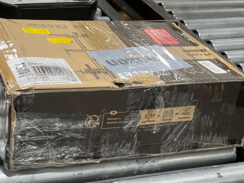 Photo 1 of PERLESMITH Mobile TV Stand for 23-60 Inch LCD LED Flat/Curved Screen TVs, Tilt TV Cart Holds up to 88Lbs, Portable TV Stand with Laptop Shelf, Rolling TV Floor Stand Max VESA 400x400mm (PSTVMC06)