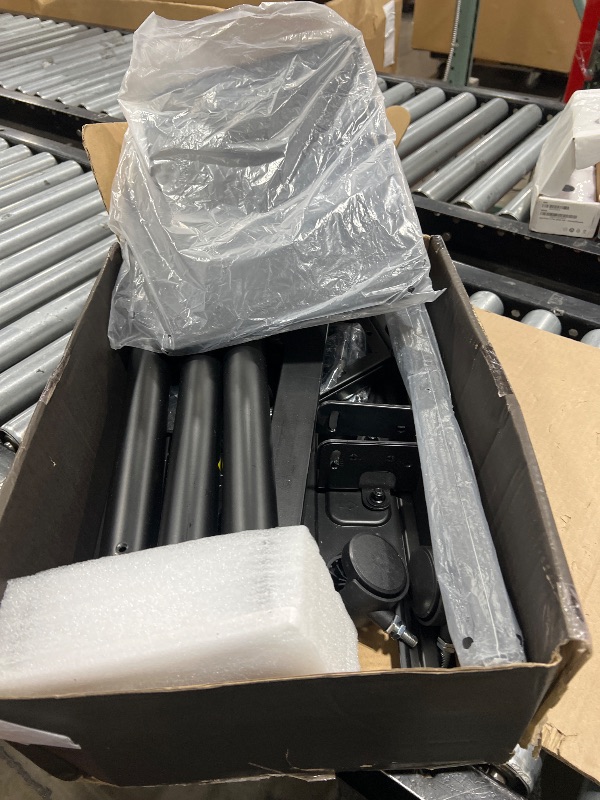 Photo 1 of PERLESMITH Mobile TV Stand for 23-60 Inch LCD LED Flat/Curved Screen TVs, Tilt TV Cart Holds up to 88Lbs, Portable TV Stand with Laptop Shelf, Rolling TV Floor Stand Max VESA 400x400mm (PSTVMC06)