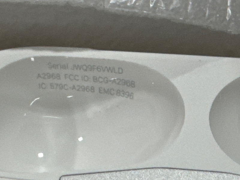 Photo 1 of Apple AirPods Pro (2nd generation) with MagSafe Charging Case (USB-C) (Renewed)