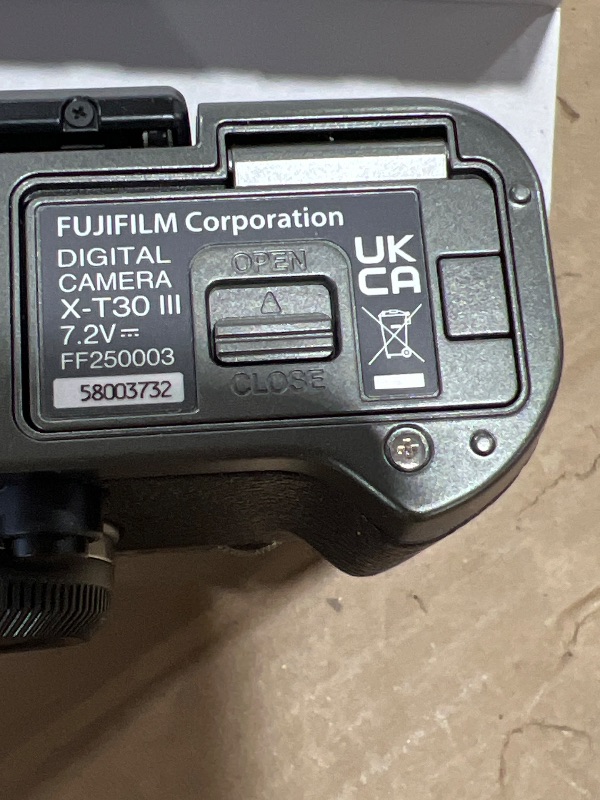 Photo 1 of FUJIFILM X-T30 III Mirrorless Camera Body, Charcoal Silver