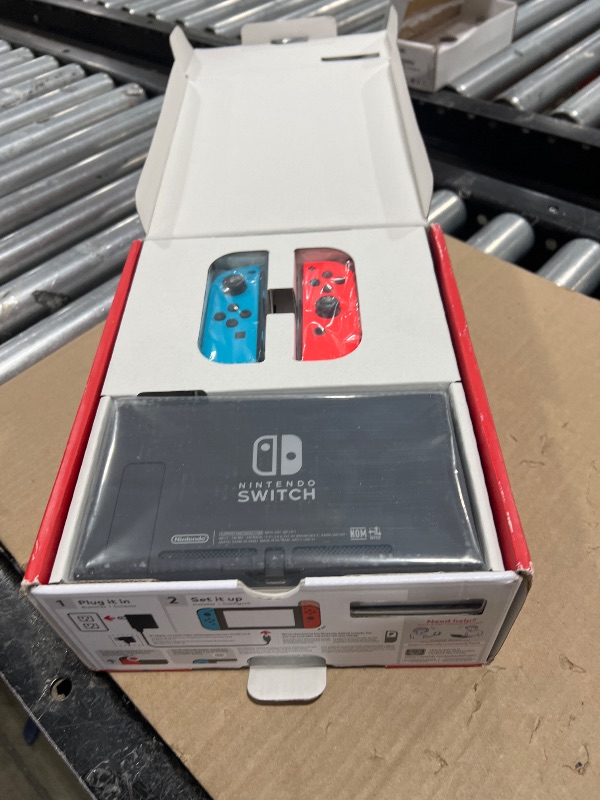 Photo 1 of Nintendo Switch™ with Neon Blue and Neon Red Joy?Con™