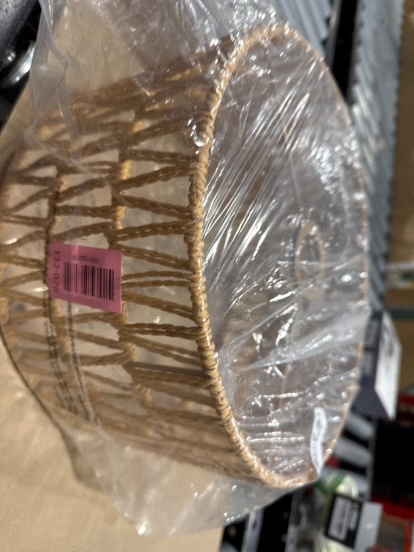 Photo 1 of Eqquorva Plug in Pendant Light,Rattan Hanging Lights with Plug in Cord,Handmade Hanging Lamp Plug in,Rattan Light Fixtures Ceiling Hanging for Living Room Bedroom