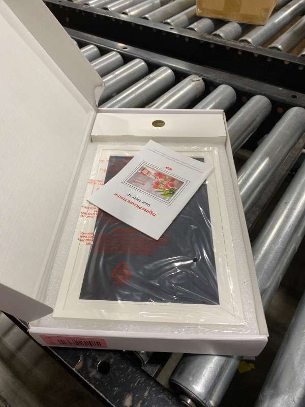 Photo 1 of Frameo 10.1" Digital Picture Frame with 32GB Memory White WiFi Electronic Photo Frame 1280 x 800 IPS HD Touch Screen Auto-Rotate Slideshow Wall Mountable Share Photos/Video Remotely Anywhere