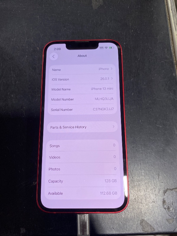 Photo 1 of Apple iPhone 13 Mini, 128GB, Red - Unlocked (Renewed)