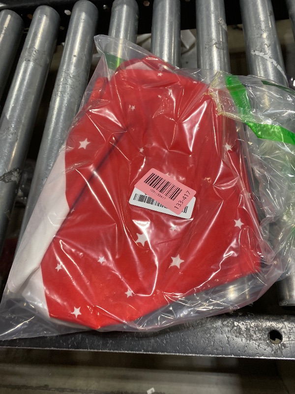 Photo 1 of Multiwins Christmas Tree Skirt 48 inches, Red Tree Skirt Ornaments Soft Plush Christmas Tree Mat with Cute Santa Claus White Reindeer Christmas Tree Skirts for Holiday Party Indoor Outdoor