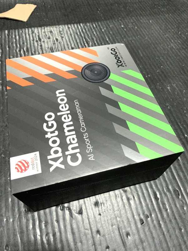 Photo 1 of XbotGo Chameleon AI Auto Sports Action Camera - 4K 60FPS Soccer Camera and Basketball Tracking Camera for Team Sports, Live Streaming, No Subscription, Works with iOS & Android (Lemon Green)