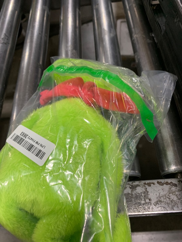 Photo 1 of 11.8-Inch Mischievous Green Christmas Plush, Fun Gift-Stealing Character for Kids, Perfect Holiday Decoration for Homes and Trees