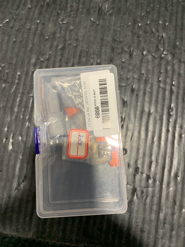 Photo 1 of 32 PCS Deutsch DTP Connector Kit 2 Pin Automotive Waterproof Connectors 4 sets with Size 12 Stamped Contacts Gauge 14-12 AWG Wire Size,25A
