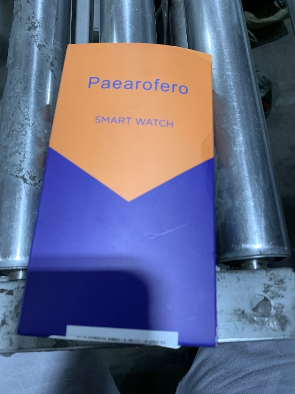 Photo 1 of OHUGNA Smart Watch for Men and Women, 1.3 Inch Amoled HD Round Full Touch Screen Watch, Full Metal 6.8MM Ultra-Thin Case, Multiple Sports Modes, Compatible with Androidand iOS (Steel Silver)