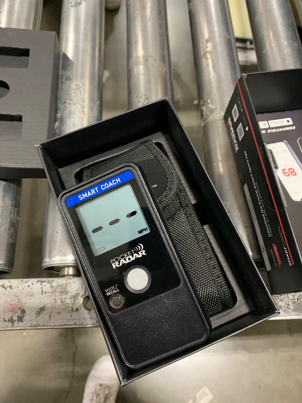 Photo 1 of Pocket Radar Smart Coach Speed Gun for Baseball, Softball, Cricket - Accurate Pitching & Sports Speed Measurement, Portable Baseball Radar Gun Compatible with Pocket Radar App (iOS/Android)