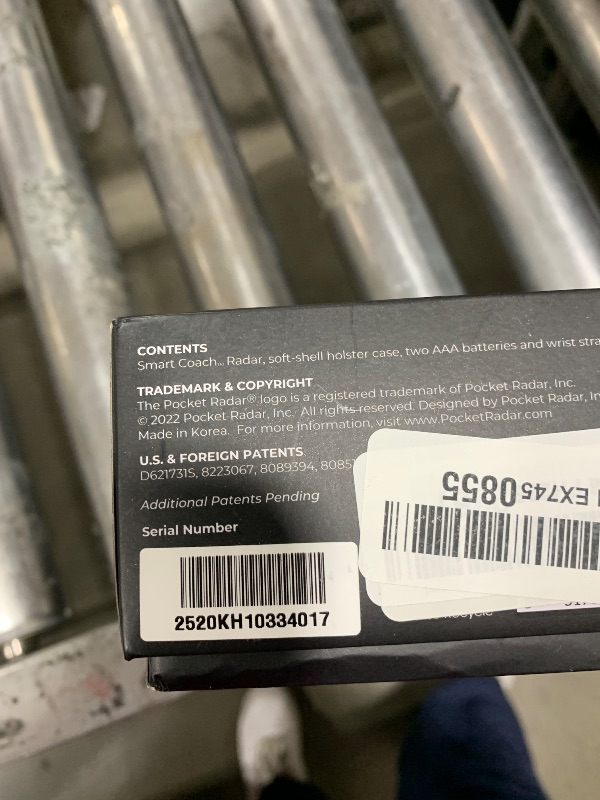 Photo 1 of Pocket Radar Smart Coach Speed Gun for Baseball, Softball, Cricket - Accurate Pitching & Sports Speed Measurement, Portable Baseball Radar Gun Compatible with Pocket Radar App (iOS/Android)