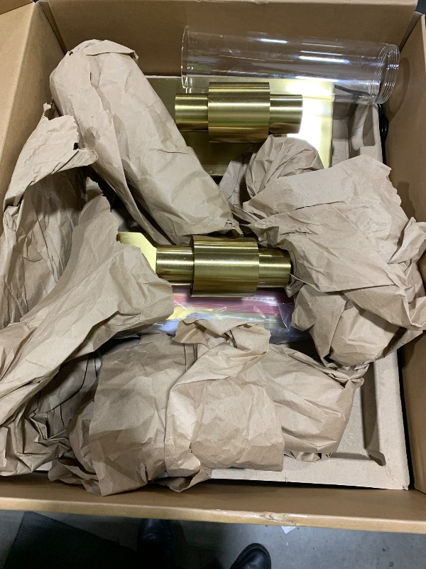 Photo 1 of EIDEARAY Battery Operated Wall Sconce Set of Two, Rechargeable Wall Sconce, Gold Wall Lamp with Remote Controls, Indoor Non-Hardwired Bedside Wall Sconces, Gold Vanity Light for Bedroom, Hallway, etc