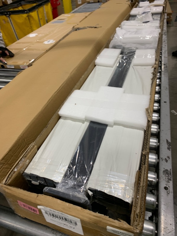 Photo 1 of Egadis 36 in. H x 24 ft. W Porch and Deck Railing Kit, Aluminum Railing Kit, Black Textured AAMA 2604 Powder-Coat Finish Rail System for Outdoor Decks, Porches & Balconies (3 Post, 3 Panel)