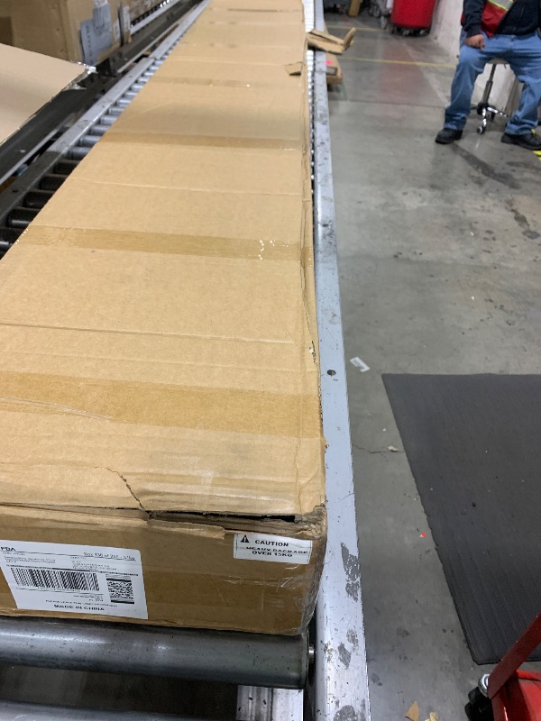 Photo 1 of Egadis 36 in. H x 24 ft. W Porch and Deck Railing Kit, Aluminum Railing Kit, Black Textured AAMA 2604 Powder-Coat Finish Rail System for Outdoor Decks, Porches & Balconies (3 Post, 3 Panel)