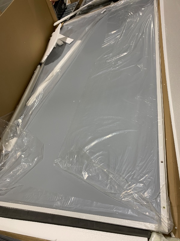 Photo 1 of Home Gym Rolling Mirror 82"x44" – Extra Large Full Length Mirror with Wheels, Mobile Tempered Glass Floor Mirror, 360° Swivel, for Workout, Garage, Dance Studio, Yoga, Bedroom, White