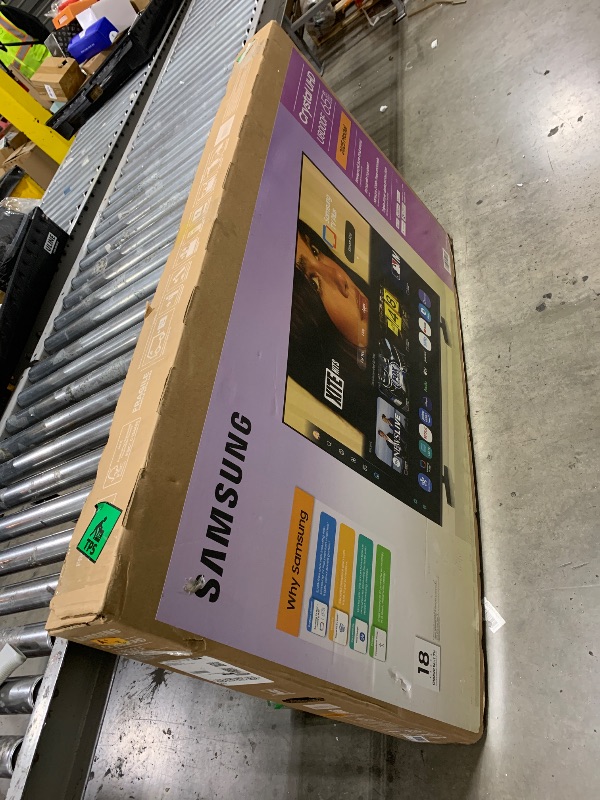 Photo 1 of Samsung 65-Inch Class Crystal UHD U8000F 4K Smart TV (2025 Model) Endless Free Content, Crystal Processor 4K, MetalStream Design, Knox Security, Alexa Built-in (for parts only)