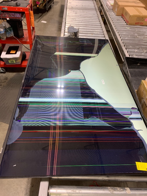 Photo 1 of Samsung 65-Inch Class Crystal UHD U8000F 4K Smart TV (2025 Model) Endless Free Content, Crystal Processor 4K, MetalStream Design, Knox Security, Alexa Built-in (for parts only)