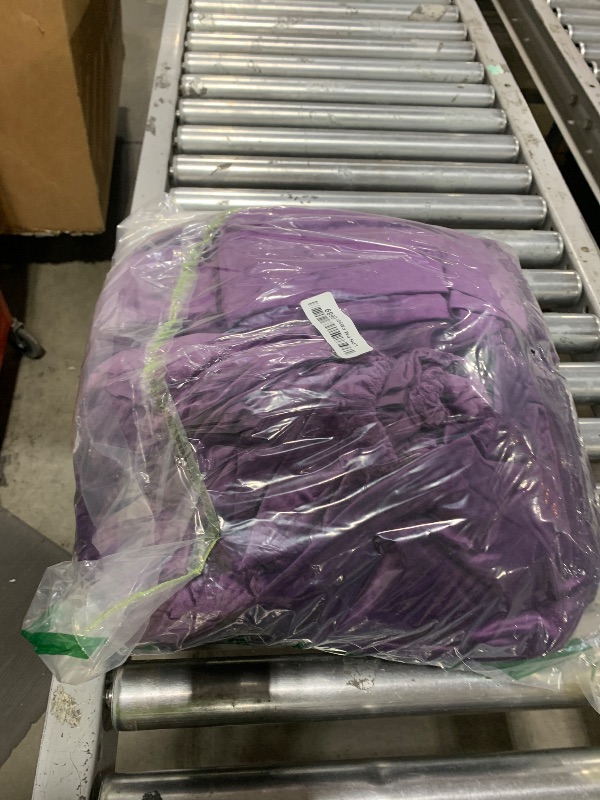 Photo 1 of Great Bay Home Extra Soft Velvet Plush Queen Micro Fleece Sheet Set | Deluxe Microplush Non Pilling Sheets, Deep Pocket | Lavish Sherpa Velvet Luxe Collection (Queen, Purple)