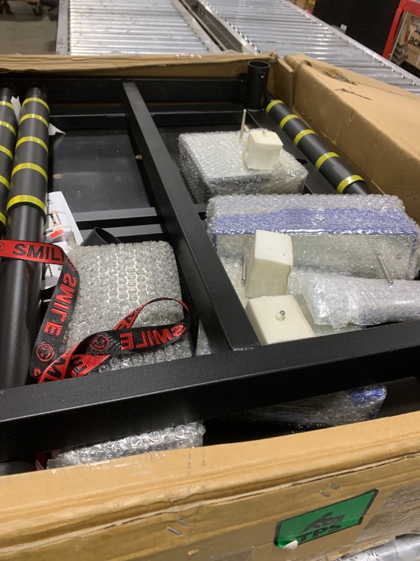 Photo 1 of Professional Table - Arm Wrestling Battle Table Forearm Strength Training with Competition Design Wrist Strength Training Support Plate - ?Black Blue?