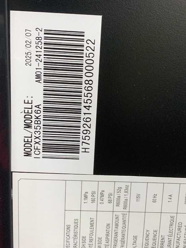Photo 1 of Igloo 3.5 Cu. Ft. Chest Freezer with Removable Basket and Front Defrost Water Drain, Small Deep Freezer Perfect for Homes, Garages, and RVs, Black