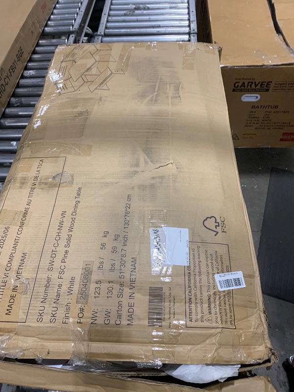 Photo 1 of Cidase Kitchen Breakfast Nook Table Set - Solid Wood Corner Bench Dining Set for 4-6 People, L Shaped Bench for Dinner Room, Space Saving Kitchen Booth Seating with Table for Small Space, White