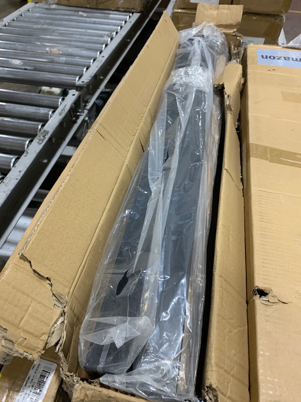 Photo 1 of Muzata 4Pack Black Stair Cable Railing Post 42 Inch for 25-35 Degrees Stair 42"x2"x2" Surface Mount T304 Stainless Steel Cable Railing System Kit Indoor Outdoor with Paper User Guide PS01 BA4L