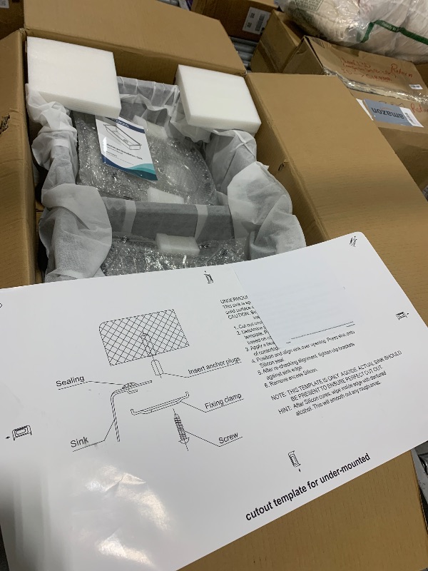 Photo 1 of Dcolora 33 inch Quartz Matte Black Granite Composite Double Bowl Undermount Kitchen Sink Basin Deep 50/50 Split, DC-GU7761