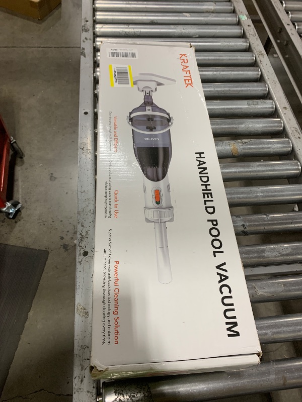 Photo 1 of Pool Vacuum for Above & In-ground Pool with a Telescopic Pole, Handheld Pool Vacuum Pool Keeper K1, Cordless Rechargeable Pool Vacuums Cleaner for Hot Tubs, Spas, Fast Deep Cleaning, 60 Mins Runtime