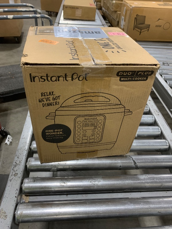 Photo 1 of Instant Pot Duo Plus 9-in-1 Multicooker, Pressure Cooker, Slow Cook, Rice Maker, Steamer, Sauté, Yogurt, Warmer & Sterilizer, Includes App With Over 800 Recipes, Stainless Steel, 6 Quarts