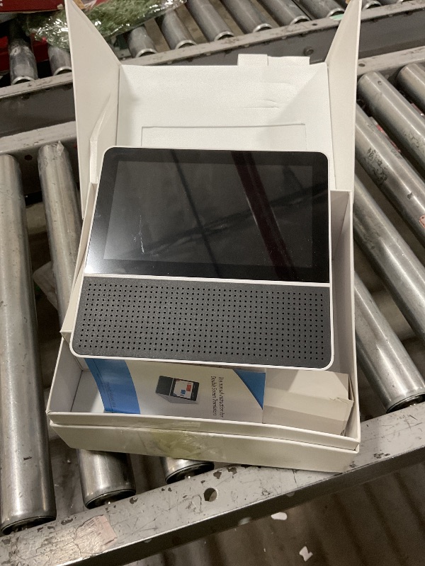 Photo 1 of Language Translator Device with 7 Inch Dual Touchscreen, 2 Way Voice Portable Translator Device with 121 Languages, Wired Desk Translation Device with Pickup Remote for Business