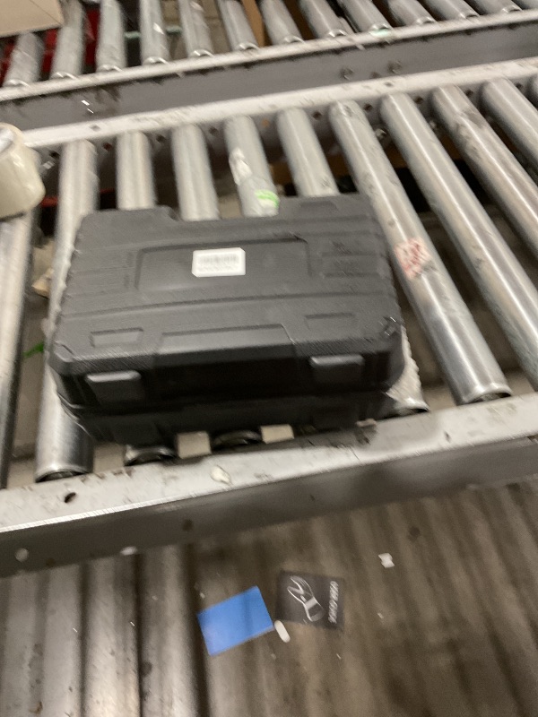 Photo 1 of Electric Mini Leaf Blower, Powered Handheld Blower Leaf, Adjustable Wind Speed Cordless 21V Battery Blower with 2 Rechargeable Batteries and Charger, Toolbox, for Yard Leaf & Snow Removal(Red)