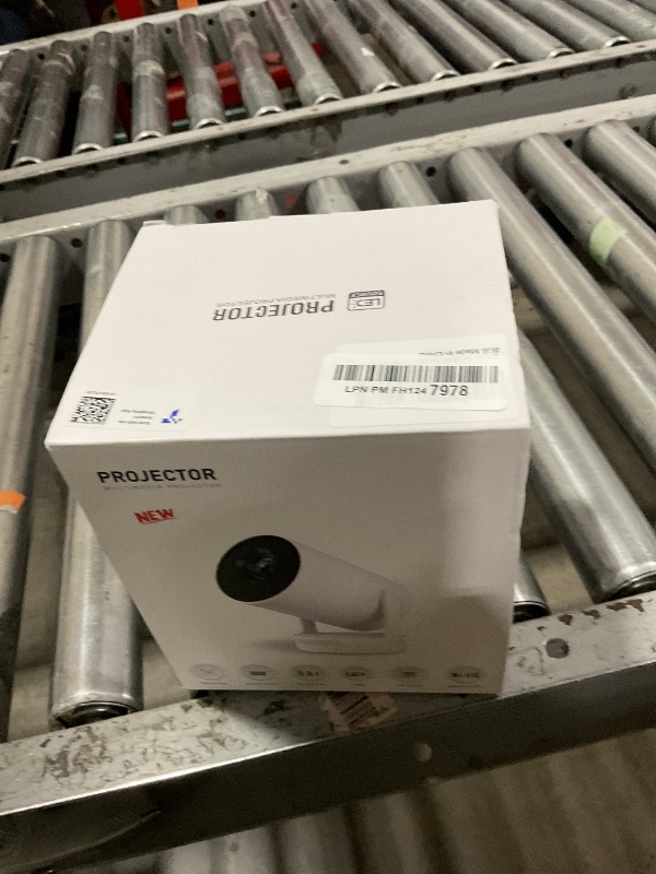 Photo 1 of [Electric Focus]Mini Portable Projector with 4K Support, Bluetooth 5.4 WIFI6, 5watt Sound Base Speaker, 260 ANSI, Android 11, 210° Rotation , Auto Keystone Correction Video Projector HY300 PLUS