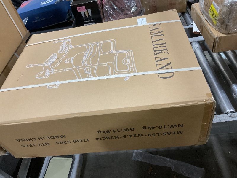 Photo 1 of SAMARKAND 3 in 1 Commode Shower Chair with Wheels + Wheelchair Tray + Footrest – Rolling Shower Chair for Elderly and Disabled - Bedside Commode Toilet - Shower Wheelchair - Toilet Riser with Handles