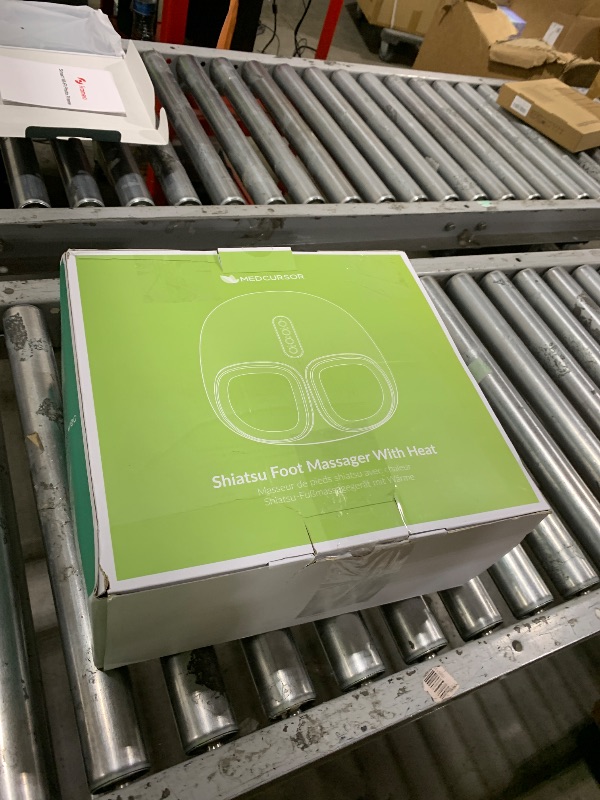 Photo 1 of Medcursor Foot Massager Machine with Heat, Feet Massage Delivers Relief for Tired Muscles & Plantar, Deep Kneading Therapy, Multi-Level Settings for Home, Office Use, Size up to 13"