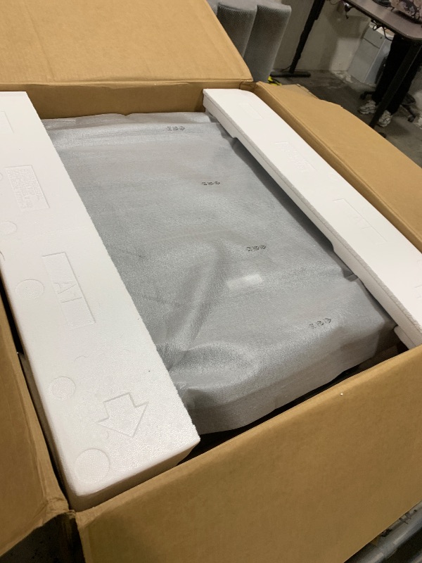 Photo 1 of SAMSUNG 27-Inch Washer Dryer Pedestal Stand w/ Pull Out Laundry Storage Drawer, Stainless Steel, WE402NV/A3, Brushed Black