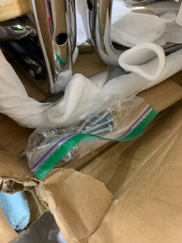 Photo 1 of VEVOR Rattan Dining Chairs Set of 4, Mid Century Modern Dining Chair, Upholstered Velvet Accent Chair