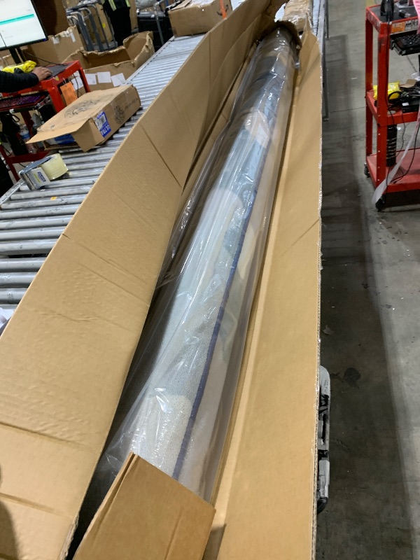 Photo 1 of Sally Pacific Abstract Design Area Rug, Modern Living Room Carpet in Blue and Gold, Contemporary Pattern, 9x12 Feet (106x145 inches)