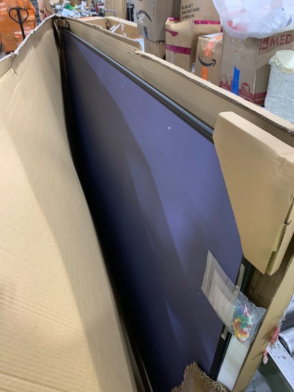 Photo 1 of INNOVART Extra Large Cork Bulletin Board 96"X48" with 40 Push Pins, Corkboard with Black Aluminum Frame, Cork Notice Board Message Board for Wall, Wall Mount Framed Pin Board for Home, Office, School