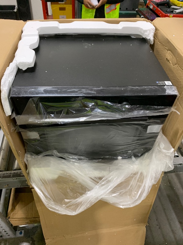 Photo 1 of SAMSUNG 1.2 cu. ft. Countertop Convection Microwave with Air Fry, Black Glass