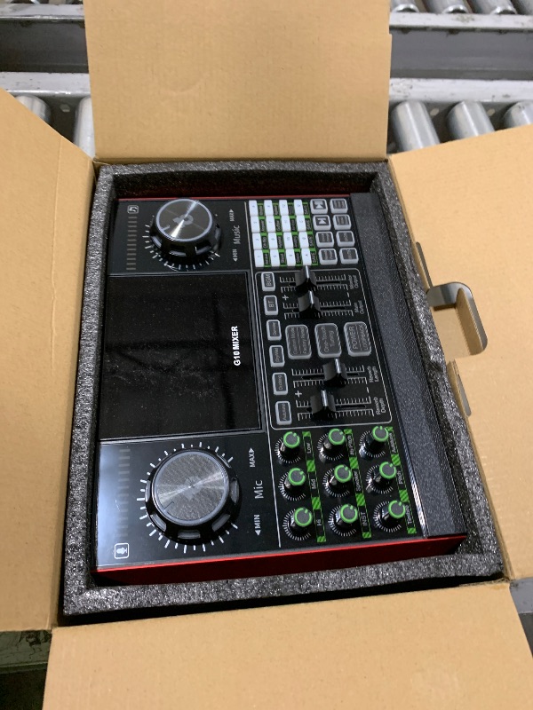 Photo 1 of Podcast Equipment Bundle with 3.5mm Condenser Microphone for Pc/Phone Live Streaming Singing Gaming, Podcast Microphone Bundle with Live Sound Board Audio Mixer Denoise,DJ Sets