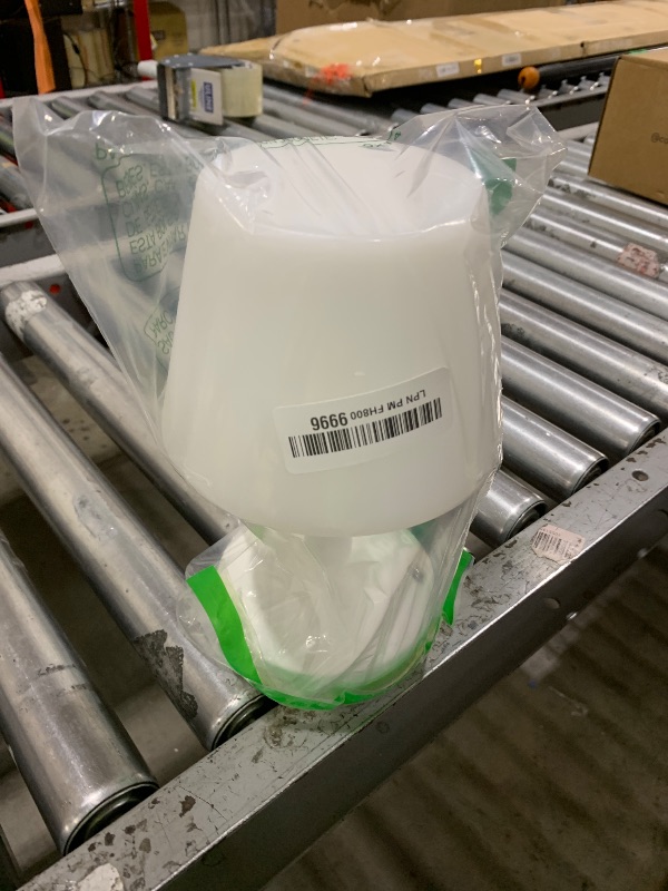 Photo 1 of KDG Modern Cordless Small Table Lamps, Outdoor Portable Shower Waterproof LED Dimmable Desk Lamp, 4000mAh Rechargeable Battery Operated Lighting for Restaurant, Bedroom, Bathroom, Night Light (White)