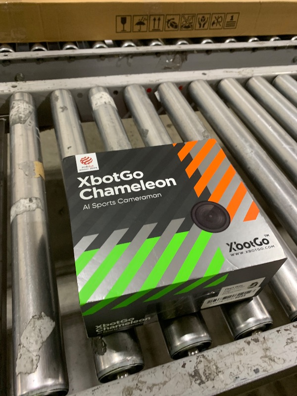 Photo 1 of XbotGo Chameleon AI Auto Sports Action Camera - 4K 60FPS Soccer Camera and Basketball Tracking Camera for Team Sports, Live Streaming, No Subscription, Works with iOS & Android (Pearl Grey)
